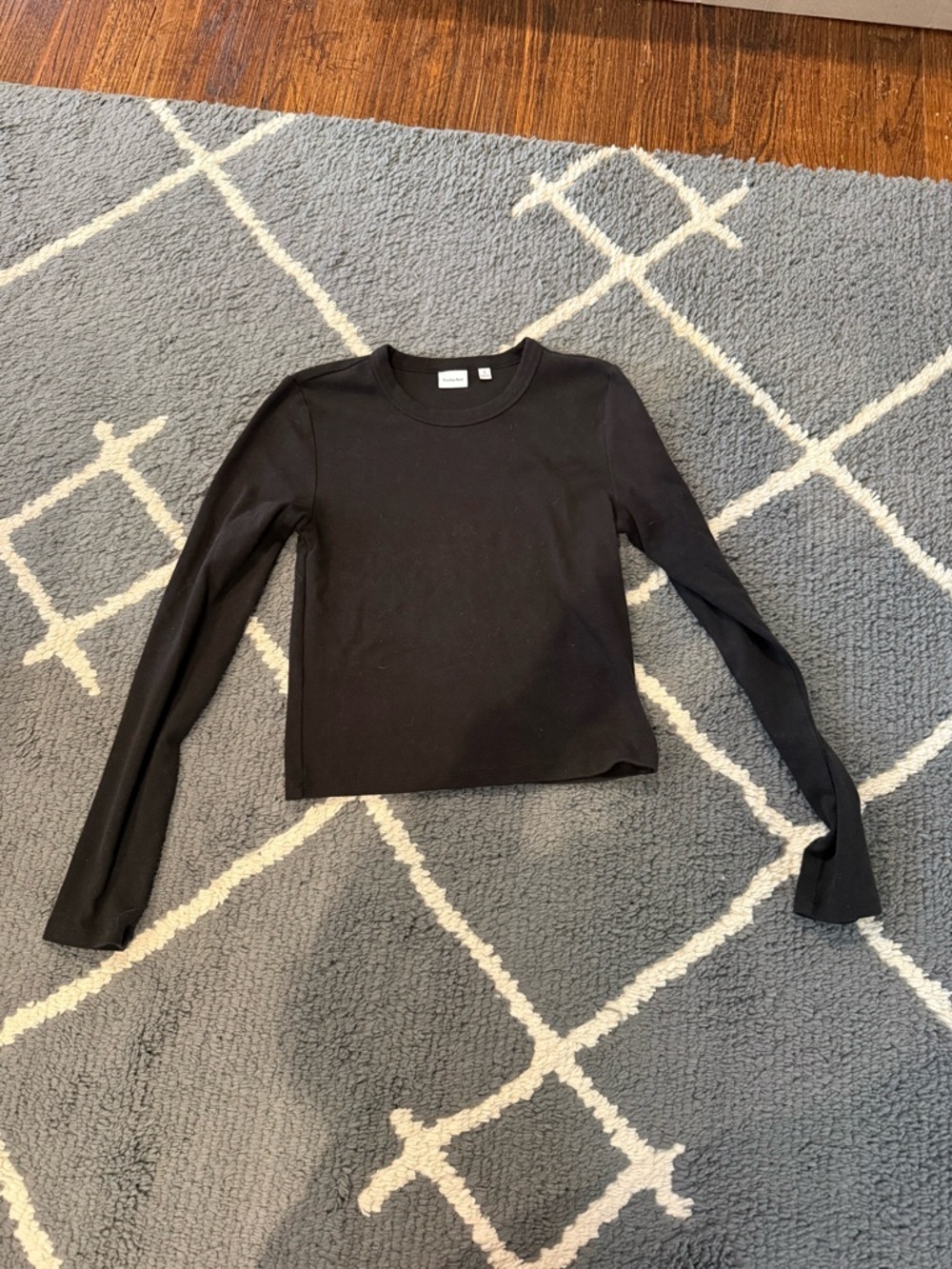 Aritzia Sunday Best Bliss Black Longsleeve